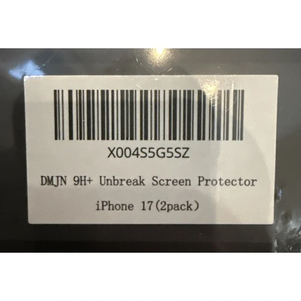 12 iPhone 17 Screen Protector 6.3 Inch 9H Hardness Military Grade Shatterproof